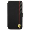 Ferrari FESAXFLBKP13SBK iPhone 13 mini 5,4 czarny/black book On Track Carbon Stripe