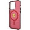 Ferrari FEHMP14LURKR iPhone 14 Pro 6,1 czerwony/red hardcase Translucent Magsafe