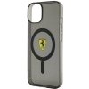 Ferrari FEHMP14SURKK iPhone 14 / 15 / 13 6.1 czarny/black hardcase Translucent Magsafe