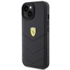 Ferrari FEHCP15SRDUK iPhone 15 / 14 / 13 6.1 czarny/black hardcase Quilted Metal Logo