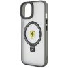 Ferrari FEHMP15SUSCAH iPhone 15 / 14 / 13 6.1 transparent hardcase Ring Stand 2023 Collection MagSafe