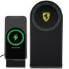 Ferrari składana ład. indukcyjna2w1 FECBFMALK 15W czarny/black Printed Logo MagSafe