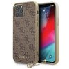 Guess GUHCP12MGF4GBR iPhone 12/12 Pro 6,1 brązowy/brown hardcase 4G Charms Collection
