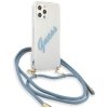 Guess GUHCP12MCRTVSBL iPhone 12/12 Pro6,1 niebieski/blue hardcase Script Vintage