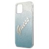 Guess GUHCP12LPCUGLSBL iPhone 12 Pro Max 6,7 niebieski/blue hardcase Glitter Gradient Script