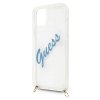 Guess GUHCP12SCRTVSBL iPhone 12 mini 5,4 niebieski/blue hardcase Script Vintage