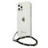 Guess GUHCP12LKPSBK iPhone 12 Pro Max6,7  Transparent hardcase Black Pearl