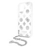 Guess GUHCP12LKSPESI iPhone 12 Pro Max6,7 srebrny/silver hardcase Peony Chain Collection