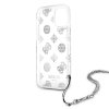 Guess GUHCP12LKSPESI iPhone 12 Pro Max6,7 srebrny/silver hardcase Peony Chain Collection