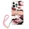 Guess GUHCP13LKCABPI iPhone 13 Pro / 136,1 różowy/pink hardcase Camo Strap Collection