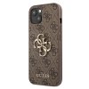 Guess GUHCP13M4GMGBR iPhone 13 / 14 / 15brązowy/brown hardcase 4G Big Metal Logo