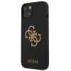 Guess GUHCP13SLS4GGBK iPhone 13 mini 5,4 czarny/black hard case Silicone 4G Logo