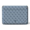 Guess Sleeve GUCS14P4TB 14 niebieski/blue 4G Uptown Triangle logo