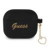 Guess GUA3LSCHSK AirPods 3 cover czarny/black Silicone Charm Heart Collection