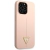 Guess GUHCP13LSLTGP iPhone 13 Pro / 13 6,1 różowy/pink hardcase Silicone Triangle