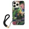 Guess GUHCP13XHFLSB iPhone 13 Pro Max 6,7 niebieski/blue hardcase Flower Strap