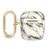 Guess GUA2HCHMAG AirPods 1/2 coverszary/grey Marble Strap Collection