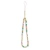 Guess zawieszka GUSTFLWP Phone Strapróżowy/pink Heishi Beads