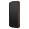 Guess GUHCN61G4GFBR iPhone 11 / Xr 6,1brązowy/brown hard case 4G Metal Gold Logo