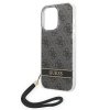 Guess GUOHCP14LH4STK iPhone 14 Pro 6,1 czarny/black hardcase 4G Print Strap