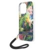 Guess GUOHCP14LHFLSB iPhone 14 Pro 6,1 niebieski/blue hardcase Flower Strap