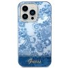Guess GUHCP14XHGPLHB iPhone 14 Pro Max6,7 niebieski/blue hardcase Porcelain Collection