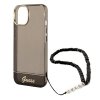 Guess GUHCP14MHGCOHK iPhone 14 Plus/ 15 Plus 6.7 czarny/black hardcase Translucent Pearl Strap