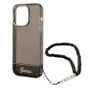 Guess GUHCP14LHGCOHK iPhone 14 Pro6,1 czarny/black hardcase Translucent Pearl Strap