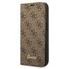 Guess GUBKP14XHG4SHW iPhone 14 Pro Max6,7 brązowy/brown book 4G Vintage Gold Logo