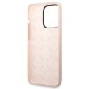 Guess GUHCP14LSLTGP iPhone 14 Pro 6,1 różowy/pink hardcase Silicone Triangle