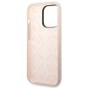Guess GUHCP14XSLTGP iPhone 14 Pro Max 6,7 różowy/pink hardcase Silicone Triangle