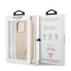 Guess GUHCP14LPSATLE iPhone 14 Pro 6,1 beżowy/beige hardcase SaffianoTriangle Logo