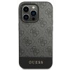 Guess GUHCP14XG4GLGR iPhone 14 Pro Max6,7 szary/grey hard case 4G Stripe Collection