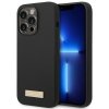 Guess GUHMP14XSBPLK iPhone 14 Pro Max6,7 czarny/black hard case Silicone Logo Plate MagSafe
