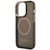 Guess GUHMP14XHTCMK iPhone 14 Pro Max6,7 czarny/black hard case Gold Outline Translucent MagSafe