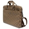 Guess Torba GUCB15P4TW 16 brązowy/ brown Saffiano 4G Triangle Logo