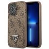 Guess GUHCP13LP4TPW iPhone 13 Pro / 13 6,1 brązowy/brown hardcase 4G Triangle Logo Cardslot