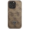 Guess GUHCP13LP4TPW iPhone 13 Pro / 13 6,1 brązowy/brown hardcase 4G Triangle Logo Cardslot