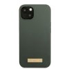 Guess GUHMP13MSBPLA iPhone 13 / 14 / 15 6.1 zielony/khaki hard case Silicone Logo Plate MagSafe
