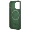 Guess GUHMP13XSPLA iPhone 13 Pro Max 6,7 zielony/khaki hard case Silicone Logo Plate MagSafe