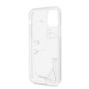 Guess GUHCN58ROSTRT iPhone 11 Protransparent hardcase Flower Desire Pink & White Rose