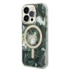 Zestaw Guess GUBPP14XHJEACSA Case+ Charger iPhone 14 Pro Max 6,7 zielony/green hard case Jungle MagSafe