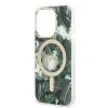 Zestaw Guess GUBPP14XHJEACSA Case+ Charger iPhone 14 Pro Max 6,7 zielony/green hard case Jungle MagSafe