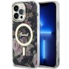 Guess GUHMP14XHCFWSK iPhone 14 Pro Max6.7 czarny/black hardcase Flower MagSafe