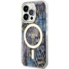 Guess GUHMP14XHLEOPWB iPhone 14 Pro Max 6.7 niebieski/blue hardcase Leopard MagSafe
