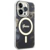 Guess GUHMP14XHTMRSK iPhone 14 Pro Max6.7 czarny/black hardcase Golden Marble MagSafe