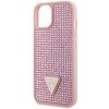 Guess GUHCP14SHDGTPP iPhone 14 / 15 / 13 6.1 różowy/pink hardcase Rhinestone Triangle