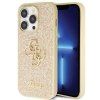 Guess GUHCP14LHG4SGD iPhone 14 Pro 6.1 złoty/gold hardcase Glitter Script Big 4G