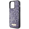 Guess GUHCP15XPFGSBSP iPhone 15 Pro Max 6.7 fioletowy/purple hardcase Rhinestone Metal Logo