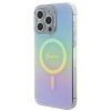 Guess GUHMP15LHITSQ iPhone 15 Pro 6.1 turkusowy/turquoise hardcase IML Iridescent MagSafe